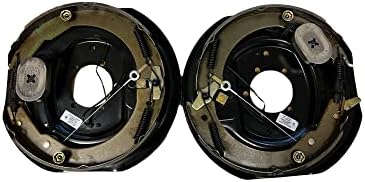 RUNNINGAXLES Pair of 12" x 2" 7,000LB Self-Adjusting Electric Trailer Brake Assemblies for Trailer Axles up to 7,000LB (1 x Left Hand - 1 x Right Hand) 77-12EA-1-2