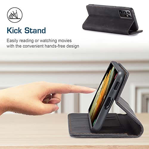 Capa para Samsung GALAXY S22 / S22 + / S22 Ultra, resistente a quedas, capa de telefone com flip mag