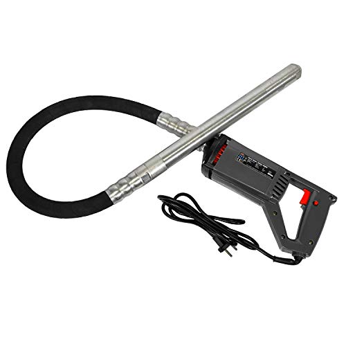 Mauk Hand Betonrüttler Handrüttler Flaschenrüttler Betonrührer Rührwerk Beton 800 W mit flexibler Welle