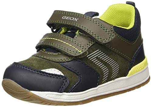 Sneakers basses garçon Geox B Rishon pour éviter les pieds humides et les chutes de bébé