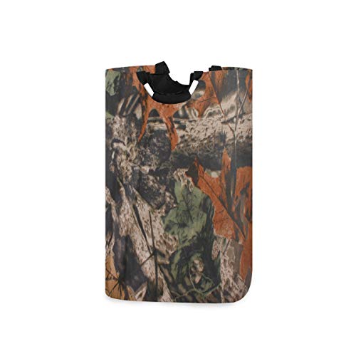 Auuxva Laundry Basket Tree Leaves Camouflage Camo Laundry Hamper Collapsible Oxford Dirty Clothes Bag Kids Toy Storage Organizer With Handles For Home College Dorm Bathroom #TOP26
