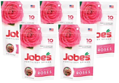 Jobe's 04102 Fertilizante para Rosas en Palitos, 5 Paquetes miniatura 1