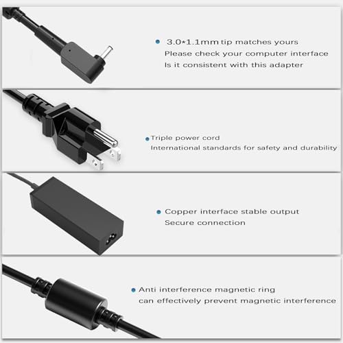45W AC Charger fit for Acer Aspire 3 15 A315-23 A315-24P Aspire 5 15 A515-55 A515-44 A515-46 A515-54G A515-56 A517-52 Aspire 1 A115-31 A115-32 Laptop Power Supply Adapter by pingzhong - Image 4