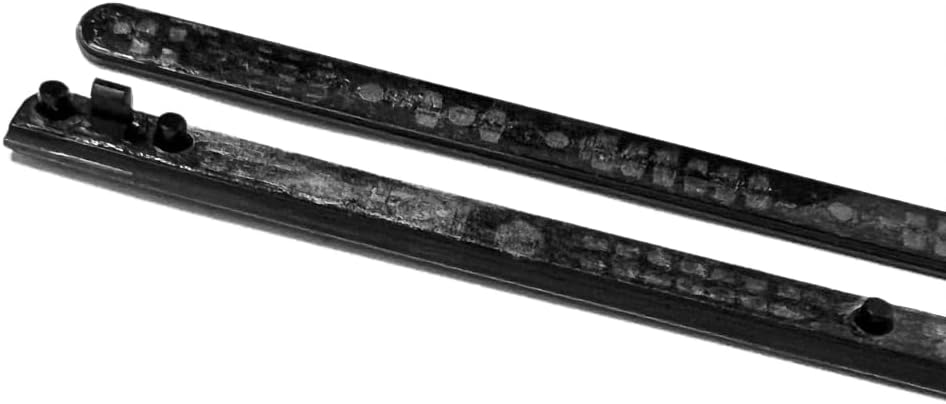2pcs Laptop Bottom Cover Rubber Non-Slip Bumper Foot Feet Pad Replacement for Dell Latitude 7400 Rubber Strip Laptop Bottom Shell Cover Foot Pad Black Rubb-er Feet