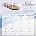MEGNYA Women's Outdoor Supportive Flip Flops: Comfortable High Arch Plantar Fasciitis Arch Support Hammer Toes HikingSlippers, Casual Flat Feet Orthotic Travel Driving Fashion Sandal White Size 9