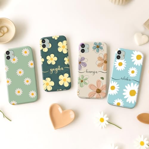 Image of COLORflow Back Cover Compatible with Samsung Galaxy M13 5G | Daisy Bloom Customized Back Cover Compatible with Samsung Galaxy M13 5G