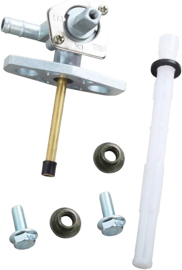 Fuel Vavle Petcock Shut Off Tank Switch for Honda TRX 250EX 350 400 420 Rancher TRX400 450 500 Foreman Recon 250 Rubicon 500 650 Replaces OEM # 16950-HM8-003