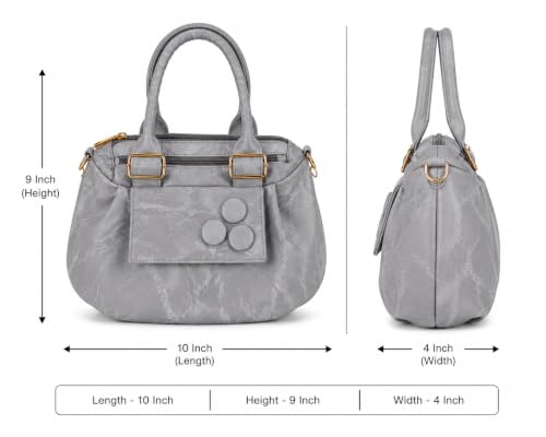 Image of Elegant Women's Handbag | Premium PU Leather Shoulder Bag with Zipper Closure | Stylish Top Handle Purse for Daily Use & Party