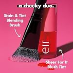 e.l.f. Sheer For It Blush Tint, Multi-Use, Long-Lasting Lip & Cheek Makeup, Creates A Natural Flush Finish, Vegan & Cruelty-Free, Pink Positive - Image 4