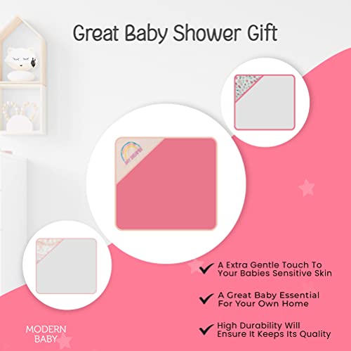 Modern Baby 3 Pack Hooded Baby Bath Towel Set For Newborns Infants & Toddlers, Boys & Girls Baby Hooded Towels #TOP2