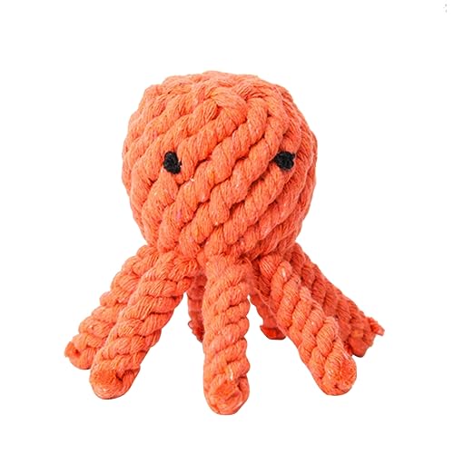 GRIRIW Dog Bite Toy Pet Teething Chew Toy Cotton Rope Safe for Chewing Grinding