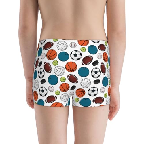 Boys' Cotton Boxer Brief Soft Underwear-Color Balls3