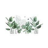 Gaoqi Sticker Mural, Feuilles de Plantes Tropicales Stickers muraux Accueil Chambre des Enfants Stickers Plantes Vertes Pâques et Eid Onsale