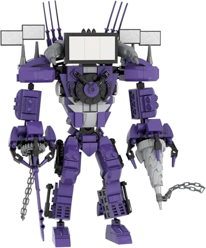 Huncdfe Toilet Blocks Toys TV Man Building Blocks...