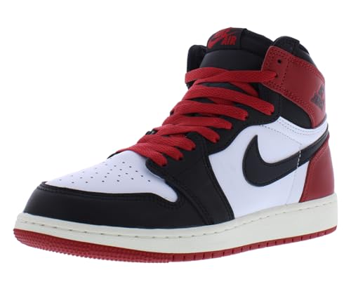 Jordan Big Kid's 1 Retro High OG 'Black Toe Reimagined' (FD1437 106) - Size 6y