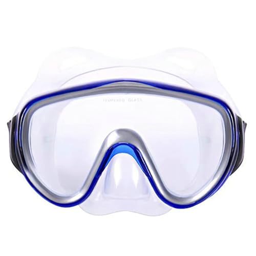 Masque de plongée avec cache-nez et lunettes de natation en verre trempé