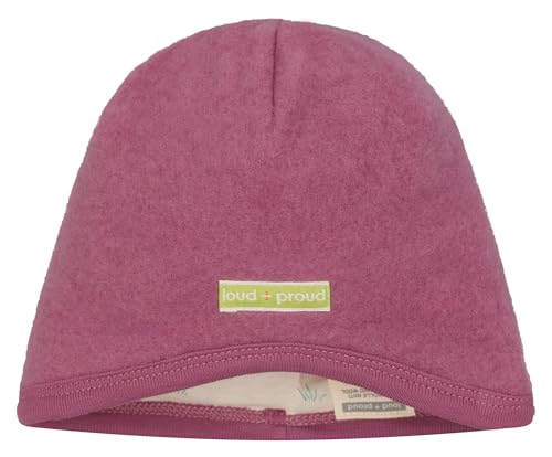 Bonnet fille loud + proud anti-irritation en pure laine polaire pour l'hiver