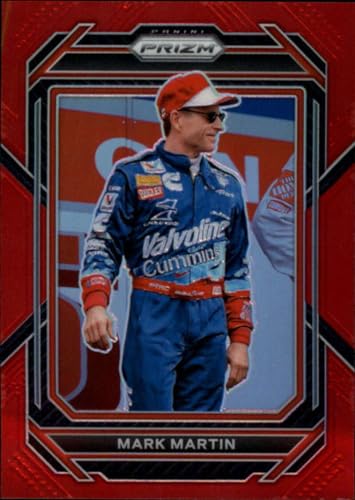 2023 Panini Prizm Racing Red Prizm #82 Mark Martin Valvoline/Roush Racing/Ford Official NASCAR Trading Card