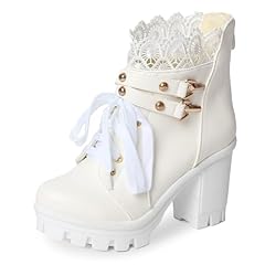 Goth Ankle White