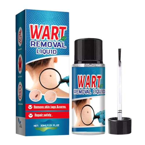 Líquido para eliminar verrugas, 30ml Líquido Eliminación Etiqueta la Piel, LíquidoTag Remover, Eliminación Natural De Lunares, Sin Cicatrices Restaurar La Salud Y Belleza Originales De La Pie
