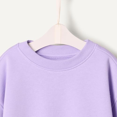 Image of Amazon Essentials x Sofia Grainge Toddlers and Baby Girls' French Terry Sweatshirt Pant and Top Set