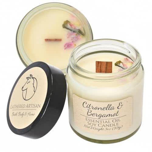 Citronella & Bergamot Plant Based Candles 23 Hour Burn