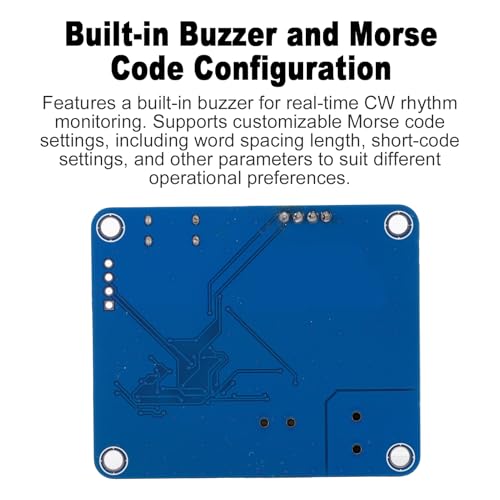 Clavier Morse CW à écran OLED Daconovo avec décodeur USB instantané