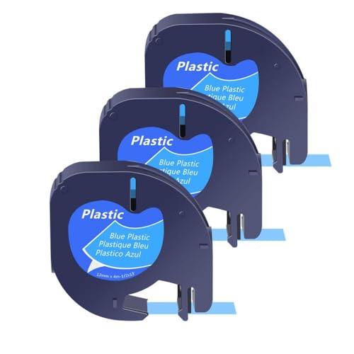 5 10pk�v���X�`�b�N�y�[�p�[Letra�^�O�e�[�vA91335 A91205 A91225 A59426 A16952���x���e�[�v�ƌ݊����̂���Plus LT100H�v�����^�[(3PK Blue-Plastic)