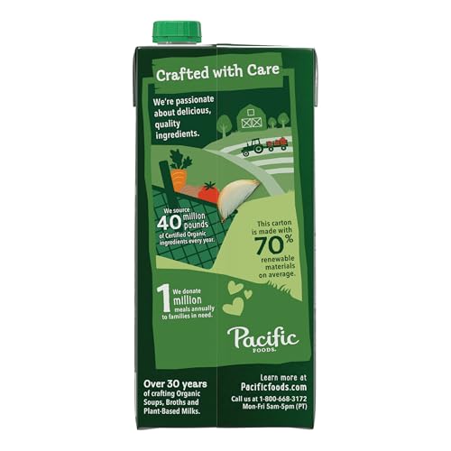 Image of Pacific Foods Organic Beef Bone Broth, 32 oz Carton (Pack of 4)