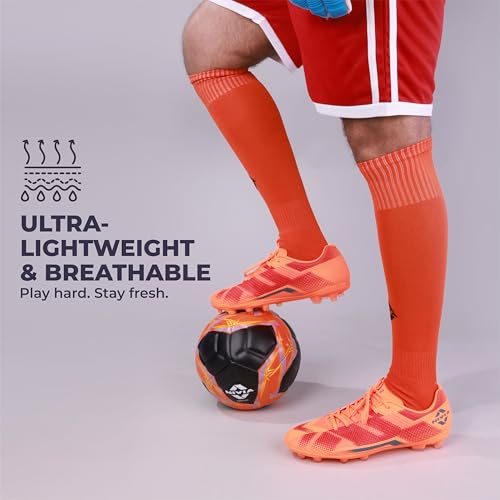 Image of Nivia Plain Encounter Football Stockings for Men & Women, Knee Length, Football Socks, Sports Socks