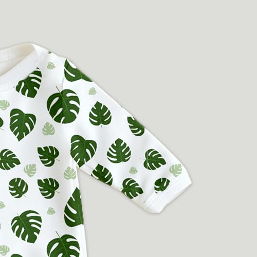 Image of Kidbea Organic Cotton Full Sleeve Baby Rompers | Soft, Cute Printed Romper for Baby Boy & Baby Girl Playwear