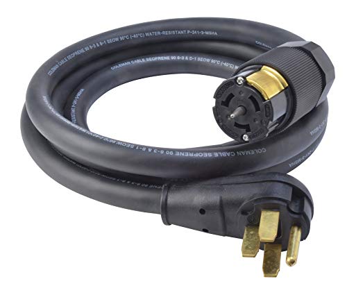 Southwire 18340008 10-Foot 6/3 & 8/1 SEOW Temporary Power Cord, 50-Amp 125/250-Volt, NEMA...