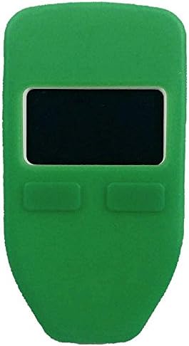 Silicone Case for The Trezor Hardware Wallet, Bitcoin, Litecoin, Cryptocurrency (case only) (Green)