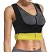 HOPLYNN Neoprene Sauna Sweat Waist Trainer Vest for Weight Loss with Zipper for Women XL