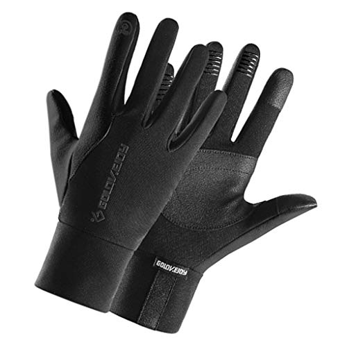 Colcolo Luvas de Ciclismo Masculinas Luvas de Lã Quente com Tela Sensível Ao Toque à Prova de Vento