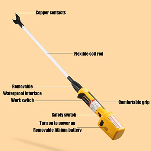 Prod de gado recarregável para vacas Prodder de choque de segurança de vacas prod de gado portátil m