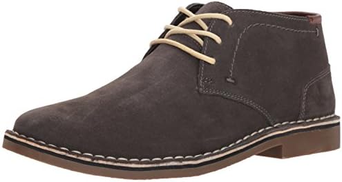 Kenneth Cole Men's Desert Sun Chukka Boot, Dark Grey Suede, 10