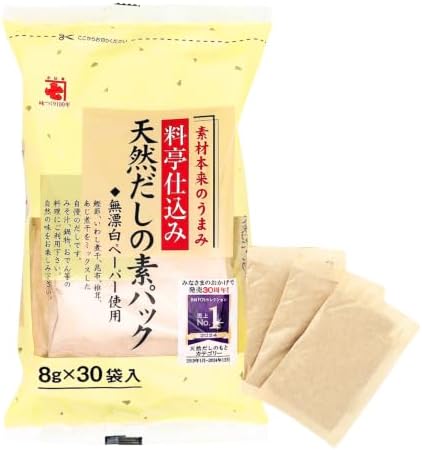 KANESHICHI Natural Dashi Pack 0.3 oz, 30 sachet