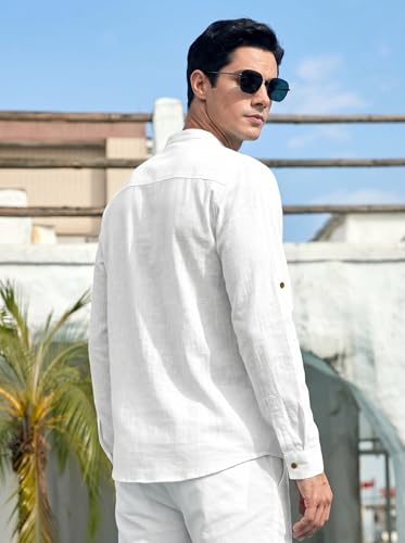 Image of ROYALSCOUT Men's Cotton Blend Full Sleeve Short Kurta Perfect for Traditional Gatherings, Casual Outings, or Everyday Ethnic Wear
