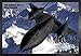 Produktbild 1art1 Kampfflugzeuge Poster Plakat | Bild und MDF-Rahmen - Lockheed SR-71 Blackbird Über Der Sierra Nevada (91 x 61cm)