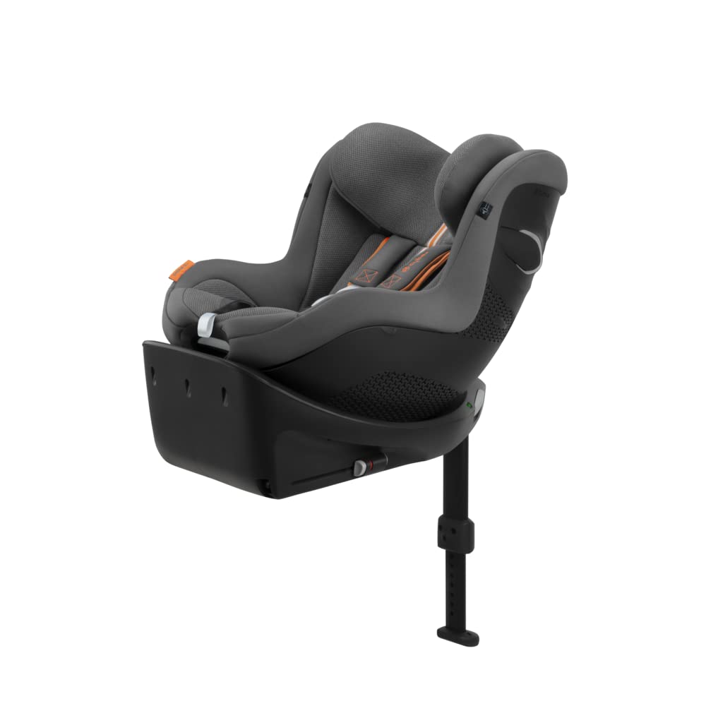 CYBEX Gold Seggiolino Auto Sirona Gi i-Size Plus con Base Integrata, Per Bambini da circa 3 Mesi a 4 Anni, Max. 20 kg, 61 - 105 cm, Lava Grey