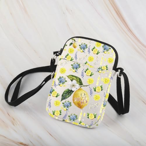 WCGXKO Italian Gift Italian Lemon Gift Positano Delicious Italian Lemon Crossbody Bag3
