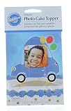 Wilton Wheel Car Photo Cake Topper 4.25" x 5"