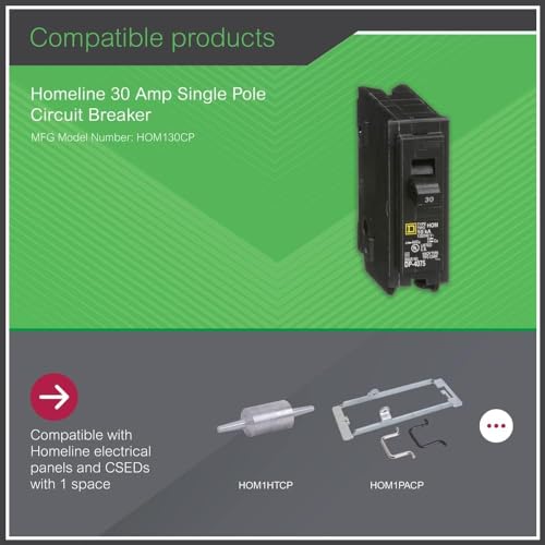 Square D by Schneider Electric HOM130CP Homeline 30 Amp Single-Pole Circuit Breaker by Schneider Electric - Image 4