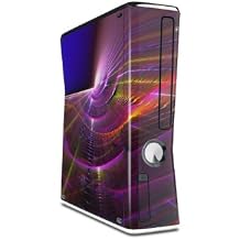 Swish - WraptorSkinz Decal Style Skin compatible with XBOX 360 Slim Vertical