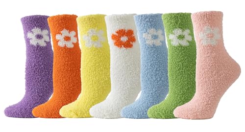 Chaussettes pelucheuses pour cocooning à la maison lot chaussettes femme