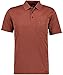 Produktbild RAGMAN Herren Softknit-Polo fein gestreift XXL, gebranntes Orange-543