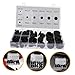 Happyyami 170PCS Insulated Rubber Grommet Kit for Wiring Plumbing and Automotive Versatile Sealing Design for Home Office and Industrial Use Extensive Variety for All Wiring Projects