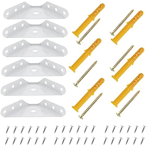 EMSea 20Pcs Metal Corner Brace Set Cover