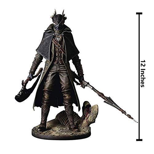 Utopone Home Decoration Craft Ornament, Bloodborne - Hunter Figma(Old Hunter) Figure/Statues Model Doll Horror Pvc Figure - High 12 Inches #TOP2